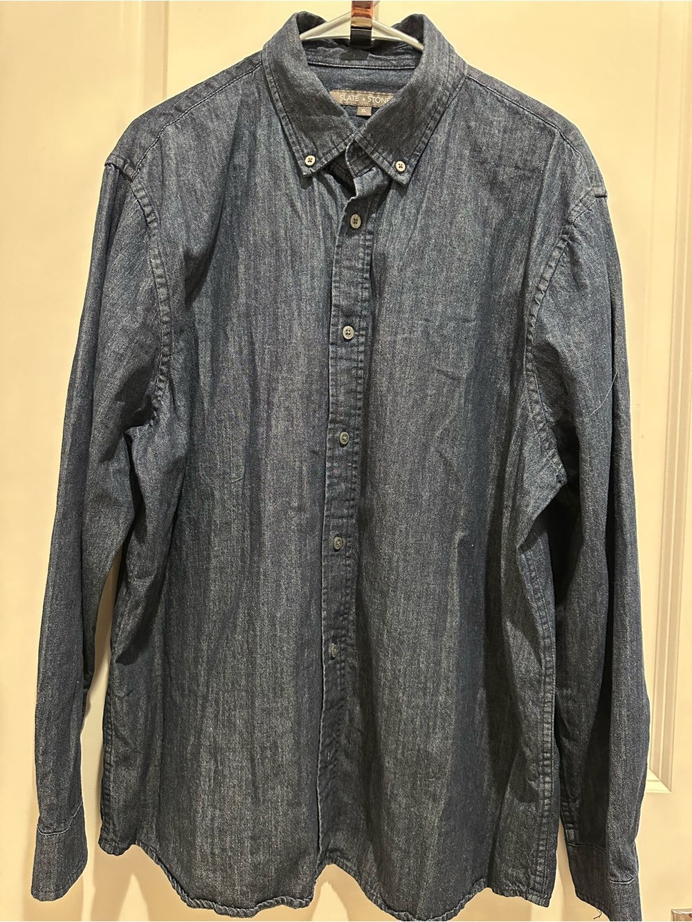 Slate & Stone Indigo Denim Button-Down Shirt